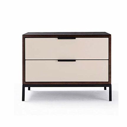 N/A Minimalist bedside table simple light luxury bedroom drawer storage lockers northern European style