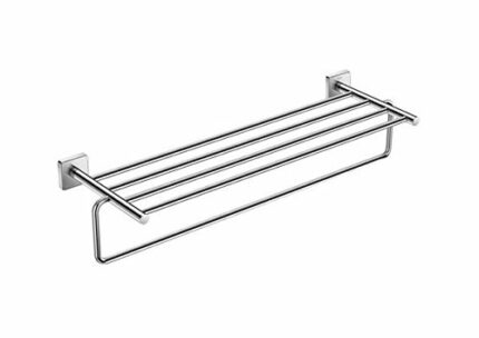 Roca Victoria - A816660001 - Chrome Towel Rack (600mm) - Bathroom Accessories - Metal Accessories - Victoria Accessories
