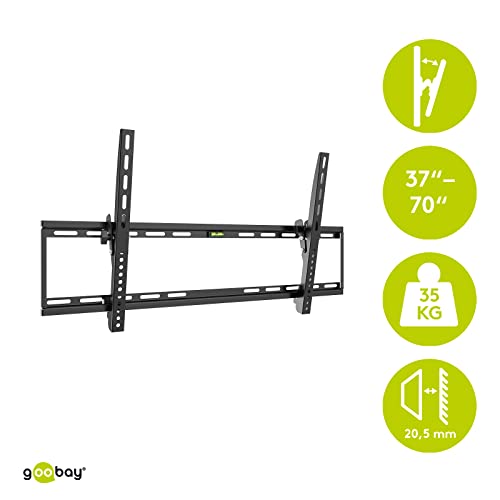 Goobay 49743 Wall Mount 85 Inches for Televisions and Monitors from 43 to 100 Inches to 75 kg Max. VESA 800 x 400