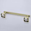 Bathroom Towel Bar in Brushed Gold, 16-Inch SUS304 Stainless Steel Bath Towel Rail, Rust Proof, Brushed Brass
