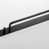 Bathroom Towel Bar, Aluminum Towel Rail with 2 Hooks, Patented Glue + 3M Self-Adhesive, 42cm, Black, Beelee H8-W571-Y0E9