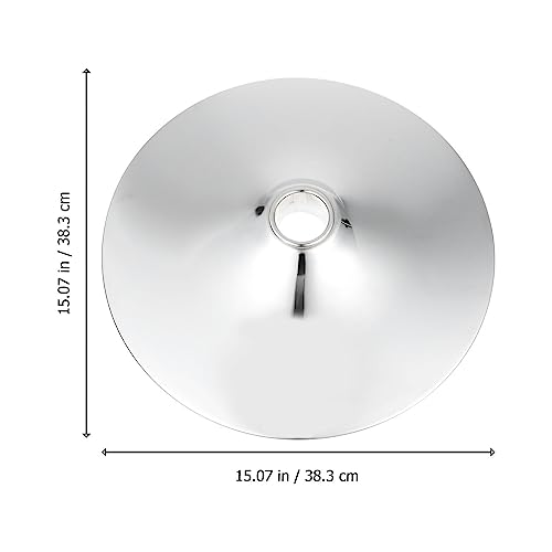 BESPORTBLE Swivel Accent Chair Bar Stool Chair Base Replacement for Office/Desk/Swivel/Bar Chair, 15 Inch Heavy Duty Metal Leg Bar Stool Round Ba