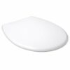 TATAY Toilet seat, in thermoplastic material, high impact resistance, recyclable and long lasting. White colour, glossy finish
