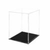 TSKDKIT Acrylic Display Case 20 x 20 x 25 cm Clear Collectibles Display Box Display Stand Storage Protective Box for Minifigure, Toys, Crafts, Me