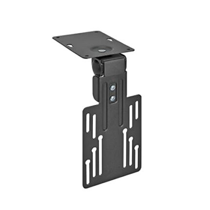 Mount-It! Kitchen Under Cabinet Mount TV Ceiling Mount Folding Bracket, 90 Degree Tilt, Fold Down, Swivel for 13 to 23 inch LCD, TV, LED, Monitor