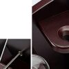 NEOCHY Classical Vintage Solid Wine Rack Decoration, Fan Shaped Wine Rack Wine Shelf Creative Goblet Rack