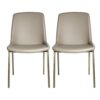 dining chair Kitchen Dining Room Furniture Chairs Dining Kitchen Chairs Modern Upholstered Dining Chairs Set Of 2 with Soft PU Leather Cushion Se