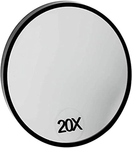 ASPIRE UK - 20X Magnifying Mirror Eye Makeup Professional Pocket Vanity Eyebrow Tweezing