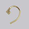 SLNFXC Towel Holder Gold Non Perforated Semicircle Towel Ring Bathroom Towel Rack Stainless Steel Towel Rack Bathroom Pendant