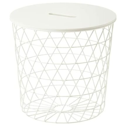 IKEA Kvistbro Storage Table White 303.494.52 Size 17 3/8"