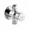 ENKI, Vision, BT4023, Chrome, Self-Closing Delay Action Shower Tap, Solid Brass Non-Concussive Shower Valve Tap, Push Button Bathroom Shower Valv