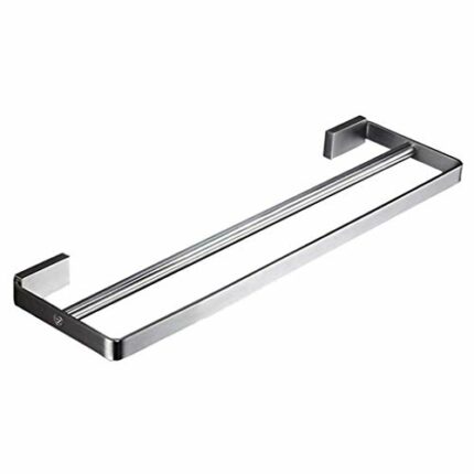 RSOCHS Bathroom Towel Bar Easy Install with Self-Adhesive, Drilling on Walls, Premium Stainless Steel