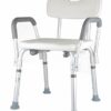 Bath Stools,Bathing Chair Bathroom Chair Shower Stool Bathing Stool with Removable Back and Arms