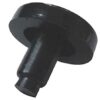 10 pcs - 3/4" Flat Stem Bumper Glide Patio Outdoor Furniture Chair 1/4" (Black 727)