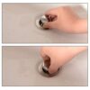 Pop Up Sink Plug Pop-up Click Clack Stopper Push Sink Drain for Kitchen Bathroom Washbasin Bathtub Solid Brass Chrome Plating 38mm