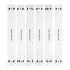 6 Pieces CD Rack Sorting Card,Vinyl Record Rack Acrylic Divider Card with A-Z Letters,Suitable for Dividing Records,Books and Work Information
