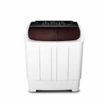 TWDYC Washing Out One-piece Double-barrel Double-cylinder Small Household Semi-automatic Mini Washing Machine