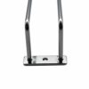 Abcsea 24 cm Wine Glass Holder Rack, Chrome Wine Glass Holders Hanging Under Shelf, 1 Piece (1 Row)