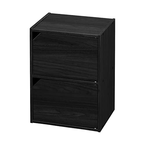 Iris Ohyama, Storage cabinet/Cabinet with doors/Cabinet with shelves/Bookcase/Cabinet with 2 doors, Easy assembly,Modular, Office, Living Room -