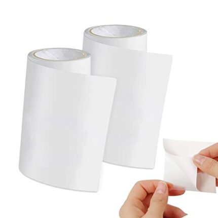 NITAIUN 2 Rolls Tent Repair Tape, Invisible Waterproof Gazebo Repair Kit, Puncture Repair Patches for PVC Coated Awning Inflatable Swimming Pools
