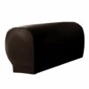 Yangxue Sofa Armrest Covers 2pcs Couch Stretchy Practical Protectors Chair Slipcover Accessories Waterproof PU Leather Arm Furniture Home Elastic