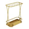 AANAN Umbrella Stands,Umbrella Holder Iron Umbrella Stand Rack Metal Screw Reinforcement Drain Tray Design Design Indoor Umbrella Holder Umbrella
