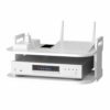 HONUTIGE TV Box Shelf, Wall Mount Router Bracket DVD Player Shelf, Multi-Purpose Floating Shelf For TV Components Cable Boxes Routers Remotes Gam