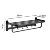 HIGOH Towel Racks,Bathroom Towel Rack Wall Mounted Towel Holder,Bathroom Towel Rack,Bathroom Rack,Bathroom Hardware Bathroom