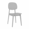 CUJUX Plastic Chair Dining Chairs for Dining Rooms Modern Restaurant Furniture Living Room Bedroom Kitchen Plastic Dining Chair (Color : E)