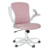 Fullwatt Office Chair, Flip-up Armrest Ergonomic Desk Chair Computer Task Chair Mesh with Armrests lumbar support Mid-Back for Home Office Confer