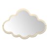 SUPVOX Irregular Mirror 1pc Acrylic Cloud Shaped Baby Nursery Mirror, Self Adhesive Cloud Shaped Mirror, Safe Mirror Wall Decorative Mirror Acryl