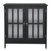 DSHGDJF Wood Kitchen Accent Buffet Sideboard Entryway Serving Storage Cabinet with Doors 80x36x80cm Disassembly