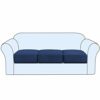 H.Versailtex High Stretch Sofa Cushion Covers for 1 Seater Chair Sofa Cushion Cover Furniture Protector Sofa Seat Sofa Slipcover Soft Flexibility