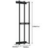 Towel Storage,Towel rail wall mounted, 75cm Bathroom Towel Holder Can Hold 6 Large Bath Sheets, 3 Bar Rail Bath Towel Racks, Bathroom Storage Rac