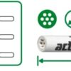 actiTube Extra Slim Activated Carbon Filters 6mm Diameter 50 Filters per Pack 4 Packs (200 Filters)
