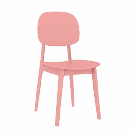 WALNUT Plastic Chair Dining Chairs for Dining Rooms Modern Restaurant Furniture Living Room Bedroom Kitchen Plastic Dining Chair (Color : B)