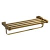 HIGOH Towel Racks, Bathroom Towel Rack Wall Mounted Towel Holder,Antique Towel Rack,All Copper Bathroom Hardware,European Style Towel Holder, Sty