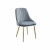 WALNUT Modern Minimalist Dining Chair Sponge Restaurant Furniture Chair Restaurant Modern China Iron Chair Wood Kitchen Rest (Color : A)