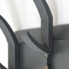 Acorn Linear 2 Hat and Coat Wall Rack with Concealed Fixings 2 Hooks (four hanging points) Graphite Code: 427662