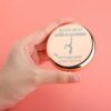 UJIMS Pole Dancer Gift Pole Dancing Makeup Mirror Dancing Lovers Gift for Pole Fitness Pole Dancing Lovers Gifts (Pole Dancing Mirror)