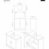 Premier Housewares Under Kitchen Sink Cabinets Oak Bathroom Under Sink Cabinet Under Basin Storage Undersink Cabinets Sink Storage Bathroom 60x60