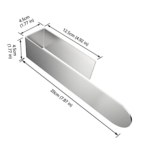 Towel Rail No Drilling Bathroom Towel Rail Self-Adhesive Wall Mounted Towel Holder Made of 304 Brushed Stainless Steel for Bathroom & Kitchen, Ru