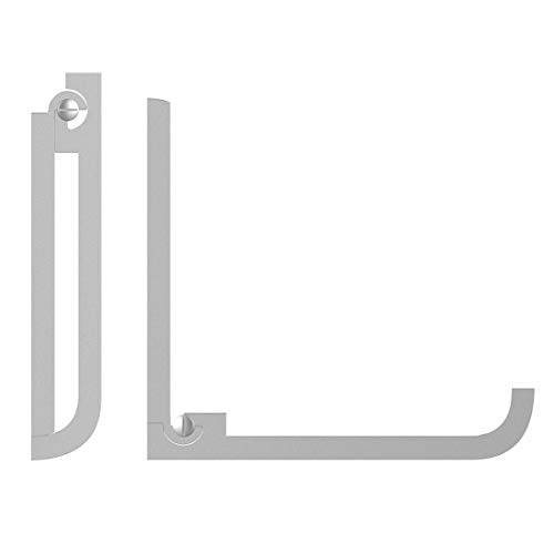 GEEKRIA Foldable Wall Mount Headphones Holder, Headset Wall Hanger, Aluminum Wall Mount Hook, Hold Up to 1KG with 3M Adhesive Tape, 20KG with Scr