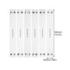 6 Pieces CD Rack Sorting Card,Vinyl Record Rack Acrylic Divider Card with A-Z Letters,Suitable for Dividing Records,Books and Work Information