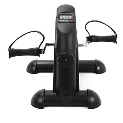 TWDYC Mini Pedal Stepper Exercise Machine LCD Display Indoor Cycling Bike Stepper Treadmill Ttraining Apparatus for Home Office Gym