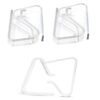 Yidootwo 8Pcs Tablecloth Clips Plastic Table Cloth Holders Outdoor Tablecloth Clamps Table Cover Clips for Home Garden Wedding Party(Clear)