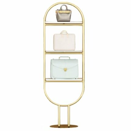 HIYOUGO Metal Floor-Mounted Freestanding 5-Layers Shoes Organizer Rack with Partition, Space Saving Portable Storage Display Shoes Shelf for Reta