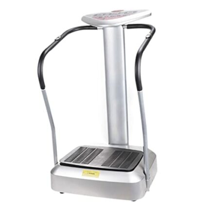 PEIXEN Multifunctional vibration platform, vibration plate exercise machine with handrails, with LED, whole body shaking exercise machine, vibrat