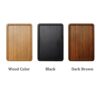 Fiacvrs Wooden Sofa Armrest Tray, Sofa Arm Clip Table, Couch Arm Table for Wide Couches, Coffee Table and Side Tables for Small Spaces(Dark Brown