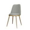 dining chair Kitchen Dining Room Furniture Chairs Water Proof PU Leather Dining Chairs With Metal Legs Soft Cushion Seat And Back For Office Loun